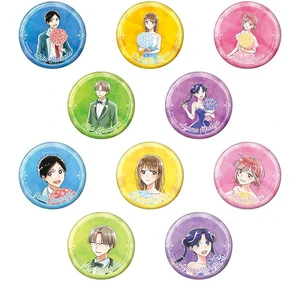 Movic Blue Box Anime 1st Anniversary Can Badge Box of 10 US Import Fees Included