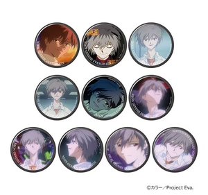 Movic Neon Genesis Evangelion Badge Box of 10 US Import Fees Included