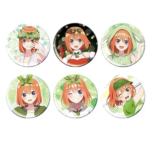 Movic The Quintessential Quintuplets Yotsuba Nakano Badge Box of 6 US DUTY PAID