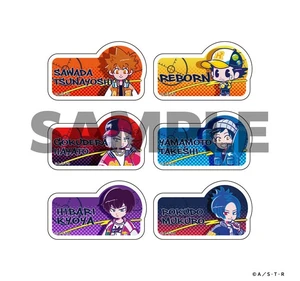 High Season Hitman Reborn! 90's Street Fashion Collection Badge Box of 6