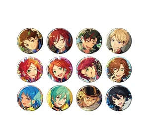 Ensemble Stars!! 2025 Jul. Idol Side Can Badge Box of 12 US Import Fees Included