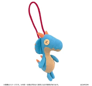 Japan Capcom Monster Hunter Wilds Lagiacrus (Seikret) Charm Plush US DUTY PAID