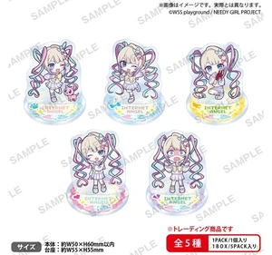 Bushiroad Creative NEEDY GIRL OVERDOSE Acrylic Stand Box of 5 US DUTY PAID Bushiroad Creative NEEDY GIRL OVERDOSE Acrylic Stand Box of 5 US DUTY PAID