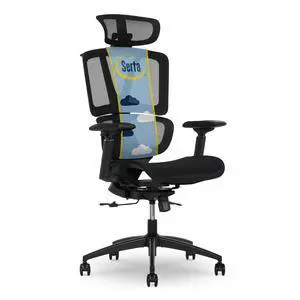 Serta AirHaven SX1100 Ergonomic Office Chair, All-Mesh High Back Desk Chair with Adjustable Headrest, Lumbar Support, 3D Armrests, Recline Lock, Swivel Computer Chair with Wheels, Black Serta AirHaven SX1100 Ergonomic Office Chair, All-Mesh High Back Desk Chair with Adjustable Headrest, Lumbar Support, 3D Armrests, Recline Lock, Swivel Computer Chair with Wheels, Black