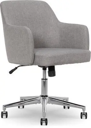 Amazon Basics Modern Home Office Desk Chair with Adjustable Height, 360 Degree Swivel, Smooth-Rolling Wheels, High-Density Foam Cushioning, Light Gray Amazon Basics Modern Home Office Desk Chair with Adjustable Height, 360 Degree Swivel, Smooth-Rolling Wheels, High-Density Foam Cushioning, Light Gray