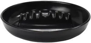 Classic Ash Tray, 7 inches in Diameter, Black Classic Ash Tray, 7 inches in Diameter, Black