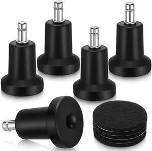 5 Pieces Bell Glides Replacement Office Chair Wheels Stopper Office Chair Swivel Caster Wheels Stool Bell Glides with Separate Self Adhesive Pads (High Profile) 5 Pieces Bell Glides Replacement Office Chair Wheels Stopper Office Chair Swivel Caster Wheels Stool Bell Glides with Separate Self Adhesive Pads (High Profile)