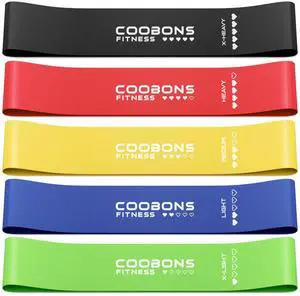 Resistance Bands for Working Out, Exercise Bands Resistance Bands Set with 5 Resistance Levels, Latex Loop Bands for Women Men, Workout Bands for Legs, Glutes, Strength Training, Yoga, Home Gym Resistance Bands for Working Out, Exercise Bands Resistance Bands Set with 5 Resistance Levels, Latex Loop Bands for Women Men, Workout Bands for Legs, Glutes, Strength Training, Yoga, Home Gym