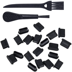 20 Pcs USB C Dust Plugs Cover for iPhone 18 Pro Max/Pro/18 Duo/17/16 Series, Samsung Galaxy S26 S25 S24, Type C Charging Port Plug Cover with 2 Cleaning Brush 20 Pcs USB C Dust Plugs Cover for iPhone 18 Pro Max/Pro/18 Duo/17/16 Series, Samsung Galaxy S26 S25 S24, Type C Charging Port Plug Cover with 2 Cleaning Brush