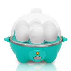 Easy Electric 7 Egg Capacity Soft, Medium, Hard-Boiled Cooker Poacher, Scrambled, Omelet Maker with Auto Shut-Off and Buzzer, BPA Free Easy Electric 7 Egg Capacity Soft, Medium, Hard-Boiled Cooker Poacher, Scrambled, Omelet Maker with Auto Shut-Off and Buzzer, BPA Free