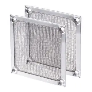 80mm Computer Fan Filter Grills Stainless Steel Mesh Dustproof Case Cover for Computers, Pack of 2 80mm Computer Fan Filter Grills Stainless Steel Mesh Dustproof Case Cover for Computers, Pack of 2