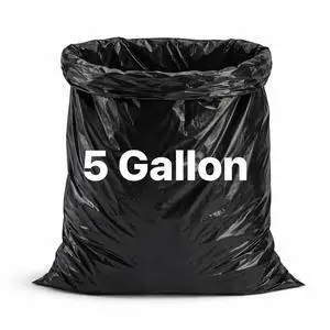 4-5 Gallon - Small Trash Bag Strong Black 100 count 4-5 Gallon - Small Trash Bag Strong Black 100 count
