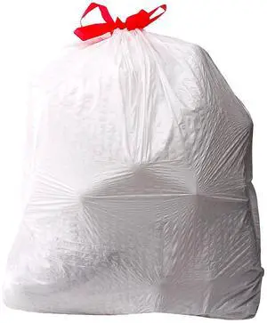 13 Gallon Tall Kitchen Drawstring Trash Bags, Flextra Strength, Clean Fresh Scent, Tear Resistant, 10% Post-Consumer Recycled Content, 50 Count 13 Gallon Tall Kitchen Drawstring Trash Bags, Flextra Strength, Clean Fresh Scent, Tear Resistant, 10% Post-Consumer Recycled Content, 50 Count