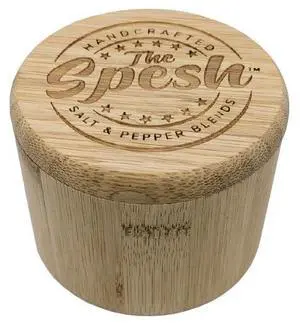 Bamboo Seasoning Box with Magnetic Swivel Lid Bamboo Seasoning Box with Magnetic Swivel Lid