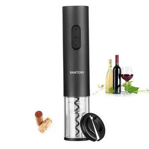 Electric Wine Bottle Opener, Wine Opener Corkscrew Key Set with Foil Cutter,Automatic Reusable Easy Carry Black Wine Opener Gift for Waiter Women in Home Kitchen Party Bar Outdoor Electric Wine Bottle Opener, Wine Opener Corkscrew Key Set with Foil Cutter,Automatic Reusable Easy Carry Black Wine Opener Gift for Waiter Women in Home Kitchen Party Bar Outdoor