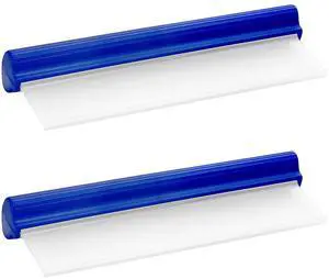 Car Squeegee, 2 Pack 12 inch Flexible Car Water Scraper Tool Silicone Window Squeegee for Car Or Home Use, Washing & Wiping Glass, Mirror & Shower Doors, Blue Car Squeegee, 2 Pack 12 inch Flexible Car Water Scraper Tool Silicone Window Squeegee for Car Or Home Use, Washing & Wiping Glass, Mirror & Shower Doors, Blue