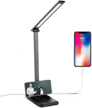 LED Desk Lamp, Eye-Caring Table Lamps with 5 Brightness Levels & 5 Lighting Modes, 45 Min Auto Timer, Touch Control and Memory Function, Dimmable Home Office Study Reading Desk Light,Black LED Desk Lamp, Eye-Caring Table Lamps with 5 Brightness Levels & 5 Lighting Modes, 45 Min Auto Timer, Touch Control and Memory Function, Dimmable Home Office Study Reading Desk Light,Black