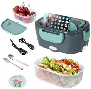 Electric Lunch Box Food Heater for Adult, 1.5L Large Capacity Heating Bento Box, Portable Food Warmer Lunch Box for Office,Car & Truck Electric Lunch Box Food Heater for Adult, 1.5L Large Capacity Heating Bento Box, Portable Food Warmer Lunch Box for Office,Car & Truck