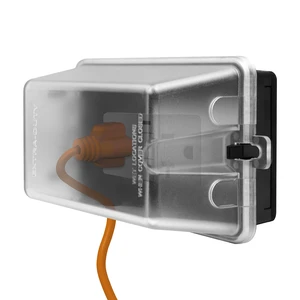 Extra-Duty Weatherproof Enclosure, Outdoor Outlet Cover, Outdoor Decorator/GFCI Receptacles, Dual Installation, Horizontal or Vertical Use, 1-Gang 6.1 x 3.4 x 2.8, Clear Cover, IUC1HV-D Extra-Duty Weatherproof Enclosure, Outdoor Outlet Cover, Outdoor Decorator/GFCI Receptacles, Dual Installation, Horizontal or Vertical Use, 1-Gang 6.1 x 3.4 x 2.8, Clear Cover, IUC1HV-D