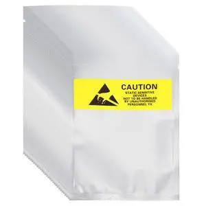 200 Pcs Anti Static Bags 3.5" x 5.3" Open Top with Hole ESD Shielding Bag with Labels for Hard Drive HDD SSD Electronic Device Motherboards, Silver 200 Pcs Anti Static Bags 3.5" x 5.3" Open Top with Hole ESD Shielding Bag with Labels for Hard Drive HDD SSD Electronic Device Motherboards, Silver
