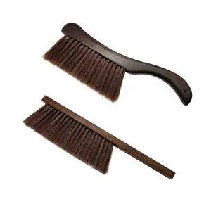 2 Pcs Wooden Hand Broom Brush, Dust Bench Brush Whisk Broom Soft Bristle Brush for Car Bed Furniture Clothes Couch Draft Sofa Fireplace Clothes Household Cleaning with Long Wood Handle(Brown) 2 Pcs Wooden Hand Broom Brush, Dust Bench Brush Whisk Broom Soft Bristle Brush for Car Bed Furniture Clothes Couch Draft Sofa Fireplace Clothes Household Cleaning with Long Wood Handle(Brown)