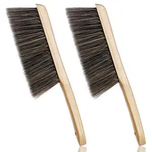 2 Pieces Wooden Handle Bench Brushes Horse Hair Brushes Soft Bristles Dust Brush Household Cleaning Brushes for Fireplace, Sofa, Furniture, Workshop Woodworking (Gray) 2 Pieces Wooden Handle Bench Brushes Horse Hair Brushes Soft Bristles Dust Brush Household Cleaning Brushes for Fireplace, Sofa, Furniture, Workshop Woodworking (Gray)