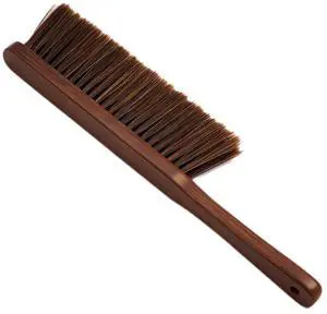 Hand Broom with Soft Horsehair Bristles, Wooden Handle, Dusting Brush for Car, Bed, Furniture, and Couch Hand Broom with Soft Horsehair Bristles, Wooden Handle, Dusting Brush for Car, Bed, Furniture, and Couch