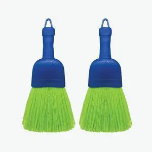 Whisk Broom, Hand Brush, 2 Pack, Durable Bristles, Whisks Away Dirt & Debris, Compact, Hang Hole for Easy Storage, Indoor/Outdoor Whisk Broom, Hand Brush, 2 Pack, Durable Bristles, Whisks Away Dirt & Debris, Compact, Hang Hole for Easy Storage, Indoor/Outdoor