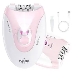 Epilator for Women, 2 Speeds Facial Hair Removal Device with LED Light, 36 Tweezers & Massage Pad, Rechargeable Epilator Hair Removal for Armpit, Arm, Leg, Bikini, Face, Body Epilator for Women, 2 Speeds Facial Hair Removal Device with LED Light, 36 Tweezers & Massage Pad, Rechargeable Epilator Hair Removal for Armpit, Arm, Leg, Bikini, Face, Body