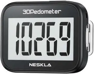 3D Pedometer, Simple Step Counter with Large LCD Display for Walking 3D Pedometer, Simple Step Counter with Large LCD Display for Walking