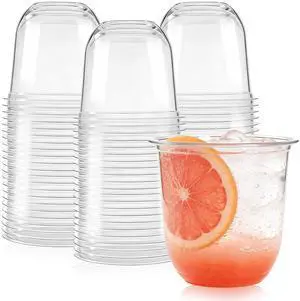 50 Pcs Disposable Stemless Wine Glasses,12 oz Round Bottom Crystal Plastic Cocktail Cups,Clear Party Cups for Meeting Weddings Birthday Party Supplies 50 Pcs Disposable Stemless Wine Glasses,12 oz Round Bottom Crystal Plastic Cocktail Cups,Clear Party Cups for Meeting Weddings Birthday Party Supplies