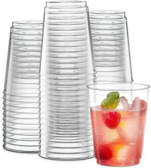 Disposable Plastic Tumblers (Clear, 50) Disposable Plastic Tumblers (Clear, 50)