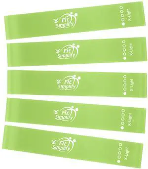 Exercise Resistance Loop Bands, Set of 5 Exercise Resistance Loop Bands, Set of 5