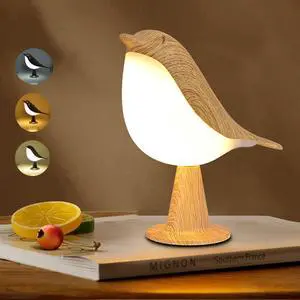 Small Cordless Bedside Lamp, Bird Lamp Touch Sensor, Night Light for Kids with Touch Dimmer,3 Level Brightness Nightstand Lamps, Rechargered Desk Lamp for Bedroom, Office, College Dorm Room Small Cordless Bedside Lamp, Bird Lamp Touch Sensor, Night Light for Kids with Touch Dimmer,3 Level Brightness Nightstand Lamps, Rechargered Desk Lamp for Bedroom, Office, College Dorm Room