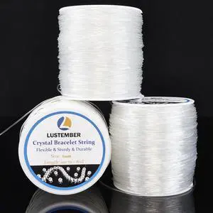 1mm Stretchy Bracelet String, 3 Rolls Durable Elastic String, Clear Bead Cord for Bracelets, Necklaces, Beading, and Jewelry Making (300 m) 1mm Stretchy Bracelet String, 3 Rolls Durable Elastic String, Clear Bead Cord for Bracelets, Necklaces, Beading, and Jewelry Making (300 m)