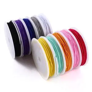 Elastic Cord for Making Jewelry 1mm 130m/142Yards 10Roll Multicolor Stretch String Beading Crafting for DIY Masks Jewelry Making Necklace Bracelet Beading Craft Thread Elastic Cord for Making Jewelry 1mm 130m/142Yards 10Roll Multicolor Stretch String Beading Crafting for DIY Masks Jewelry Making Necklace Bracelet Beading Craft Thread