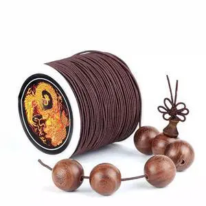 Premium Stretch Beading Cord Elastic Jewelry String for Buddhist Bracelets, Mala Beads, Handmade Crafting - Durable Wear-Resistant Buddhist Prayer Rope with Hook Needle Tools (Brown) Premium Stretch Beading Cord Elastic Jewelry String for Buddhist Bracelets, Mala Beads, Handmade Crafting - Durable Wear-Resistant Buddhist Prayer Rope with Hook Needle Tools (Brown)