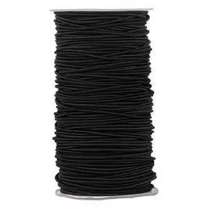 100 Yards 2 mm Elastic Cord Stretch String Elastic Beading Cord Craft Thread for Jewelry Making(Black,0.08 Inches) 100 Yards 2 mm Elastic Cord Stretch String Elastic Beading Cord Craft Thread for Jewelry Making(Black,0.08 Inches)