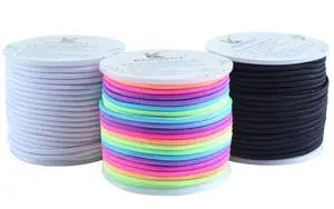 2.0mm Elastic Cord for Jewelry Making, Mixed Stretch Bracelet String for Stone Beads, Glass Beads & Chunky Bracelets, Hair Ties, Face Masks and Scrunchies, 20 Yards of Each 2.0mm Elastic Cord for Jewelry Making, Mixed Stretch Bracelet String for Stone Beads, Glass Beads & Chunky Bracelets, Hair Ties, Face Masks and Scrunchies, 20 Yards of Each