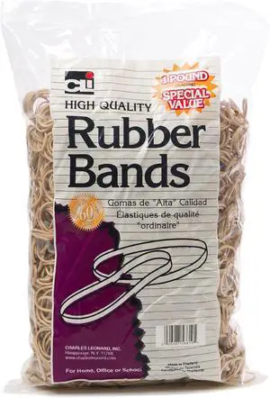 Rubber Bands, Size #32 (3 x 1/8 Inches), Beige, 1 Pound Bag (56632) Rubber Bands, Size #32 (3 x 1/8 Inches), Beige, 1 Pound Bag (56632)