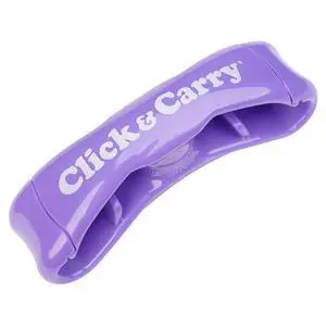 Grocery Bag Carrier Handle - Carry More in Fewer Trips, 100lb Capacity, Hands-Free, Gel-Padded Ergonomic Design, Shopping & Grocery Bag Holder - As Seen On Shark Tank, Purple, 1 Pack Grocery Bag Carrier Handle - Carry More in Fewer Trips, 100lb Capacity, Hands-Free, Gel-Padded Ergonomic Design, Shopping & Grocery Bag Holder - As Seen On Shark Tank, Purple, 1 Pack