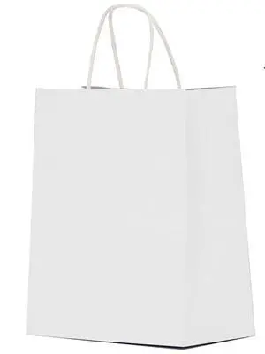 White Paper Gift Bags with Handles Bulk 25 pcs 8x4.5x10 Medium White Paper Bags for Gifts, Valentines, Shopping, White Paper Gift Bags with Handles Bulk 25 pcs 8x4.5x10 Medium White Paper Bags for Gifts, Valentines, Shopping,