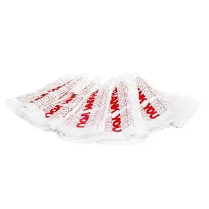 Shopping Bags/Thank You Bags/Reusable and Disposable Grocery Bag - Measures 11.5"" X 6.25"" X 21"", 15mic, 0.6 Mil (308)", transparent (Bag-308) Shopping Bags/Thank You Bags/Reusable and Disposable Grocery Bag - Measures 11.5"" X 6.25"" X 21"", 15mic, 0.6 Mil (308)", transparent (Bag-308)
