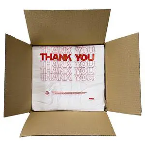 Plastic bags with handlesthank you bagsMeasures 11.5" X 6.25" X 21", 15mic, 0.6 Mil (400 Count),Reusable and Disposable Grocery Bags Plastic bags with handlesthank you bagsMeasures 11.5" X 6.25" X 21", 15mic, 0.6 Mil (400 Count),Reusable and Disposable Grocery Bags