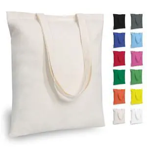 5 | 12 | 24 | 48 | 192 Pack Economical Cotton Tote Bags, Lightweight Medium Reusable Grocery Shopping Cloth Bags, Suitable for DIY, Advertising, Promotion, Gift, Activity (5-Pack) 5 | 12 | 24 | 48 | 192 Pack Economical Cotton Tote Bags, Lightweight Medium Reusable Grocery Shopping Cloth Bags, Suitable for DIY, Advertising, Promotion, Gift, Activity (5-Pack)