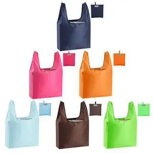 Large Reusable Bags Shopping Washable Foldable 6 Pack Grocery Bags Heavy Duty Lightweight Folding Gift Tote Bag Durable Polyester Color Large Reusable Bags Shopping Washable Foldable 6 Pack Grocery Bags Heavy Duty Lightweight Folding Gift Tote Bag Durable Polyester Color