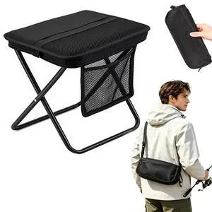 XL Portable Chair for Adults, Foldable Backpack Stool,Collapsible Stool,246 Lbs Capacity & 3s Setup,Handbag Style Pocket Foldable Stool for Camping Travel Fishing Hiking and Outdoor Activities XL Portable Chair for Adults, Foldable Backpack Stool,Collapsible Stool,246 Lbs Capacity & 3s Setup,Handbag Style Pocket Foldable Stool for Camping Travel Fishing Hiking and Outdoor Activities