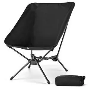 Camping Chairs- Lightweight Folding Backpacking Hiking Chair, Compact Portable 330 lbs Capacity (Black) Camping Chairs- Lightweight Folding Backpacking Hiking Chair, Compact Portable 330 lbs Capacity (Black)