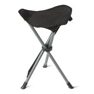 Portable Camping Stool, Collapsible, Lightweight, for Hiking, Hunting, Fishing, Black Portable Camping Stool, Collapsible, Lightweight, for Hiking, Hunting, Fishing, Black