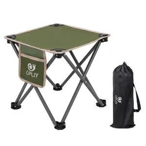 Camping Stool, Folding Samll Chair Portable Camp Stool for Camping Fishing Hiking Gardening and Beach, Camping Seat with Carry Bag (Green, L 13.5") Camping Stool, Folding Samll Chair Portable Camp Stool for Camping Fishing Hiking Gardening and Beach, Camping Seat with Carry Bag (Green, L 13.5")